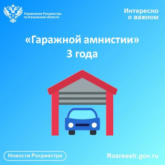 «Гаражной амнистии» 3 года. «Гаражной амнистии» 3 года.